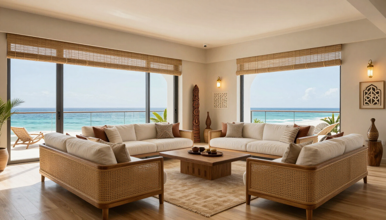 Modern luxury apartment interior at The Breeze Point