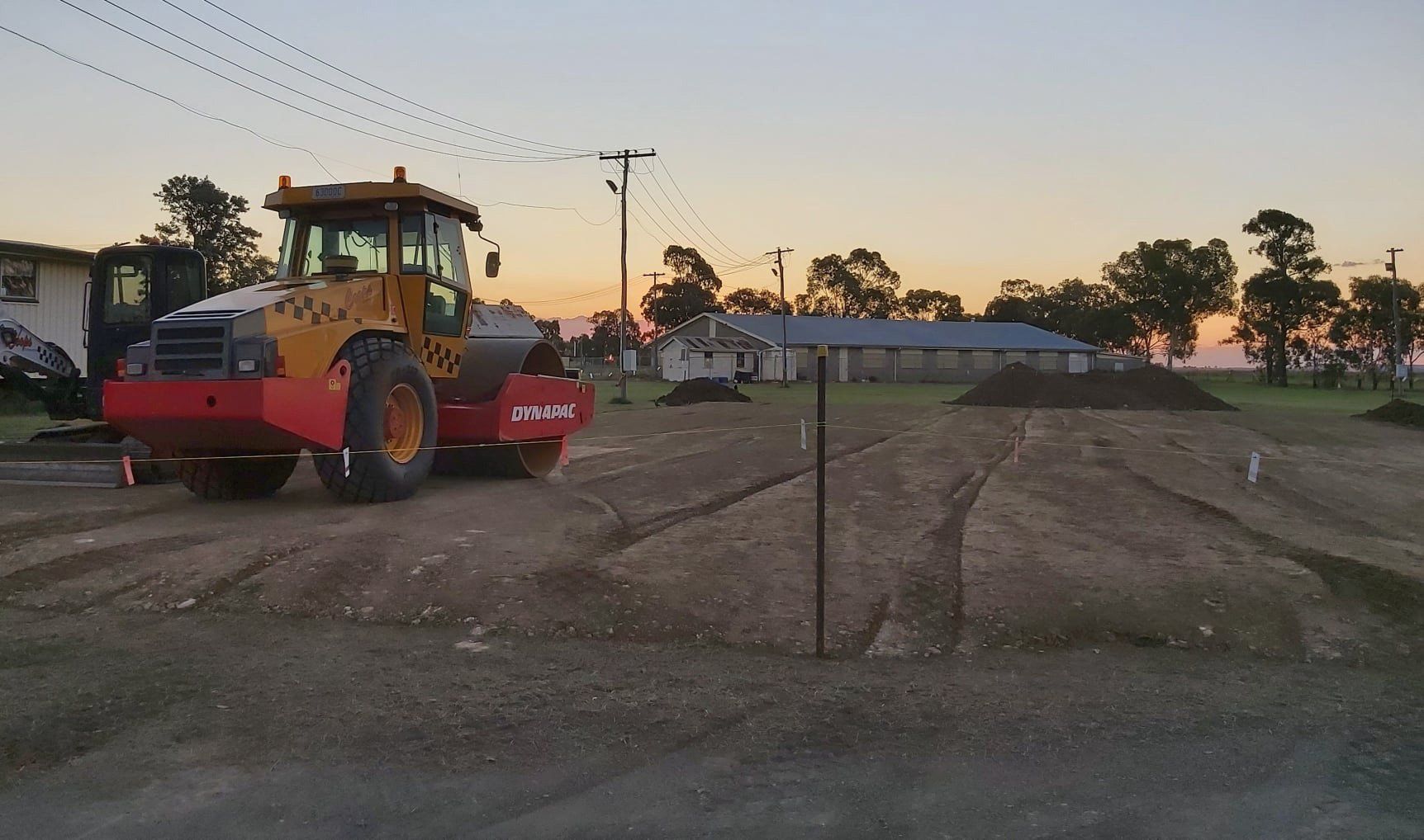Cleared block of residential land