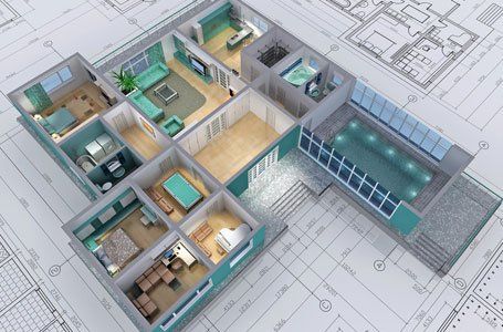 property layout with interior ideas