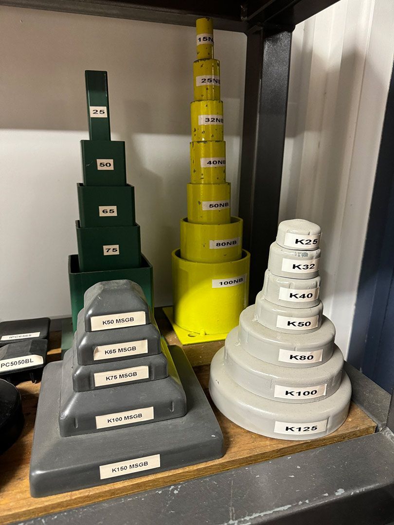 A Shelf With A Bunch Of Fencing Supplies — Dog Gone Fencing in Paget, QLD