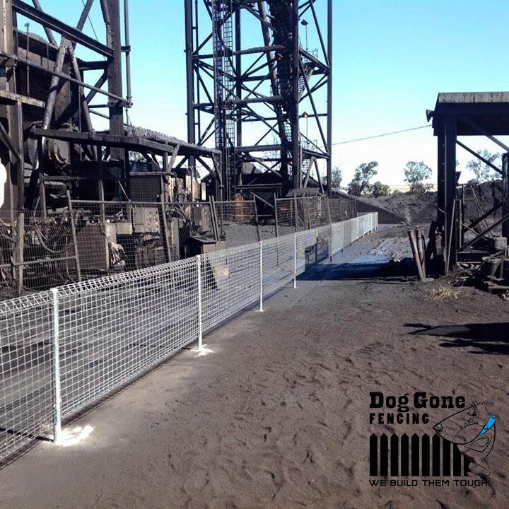 Sturdy Industrial Chain Fence Installed On Premises — Dog Gone Fencing in Paget, QLD