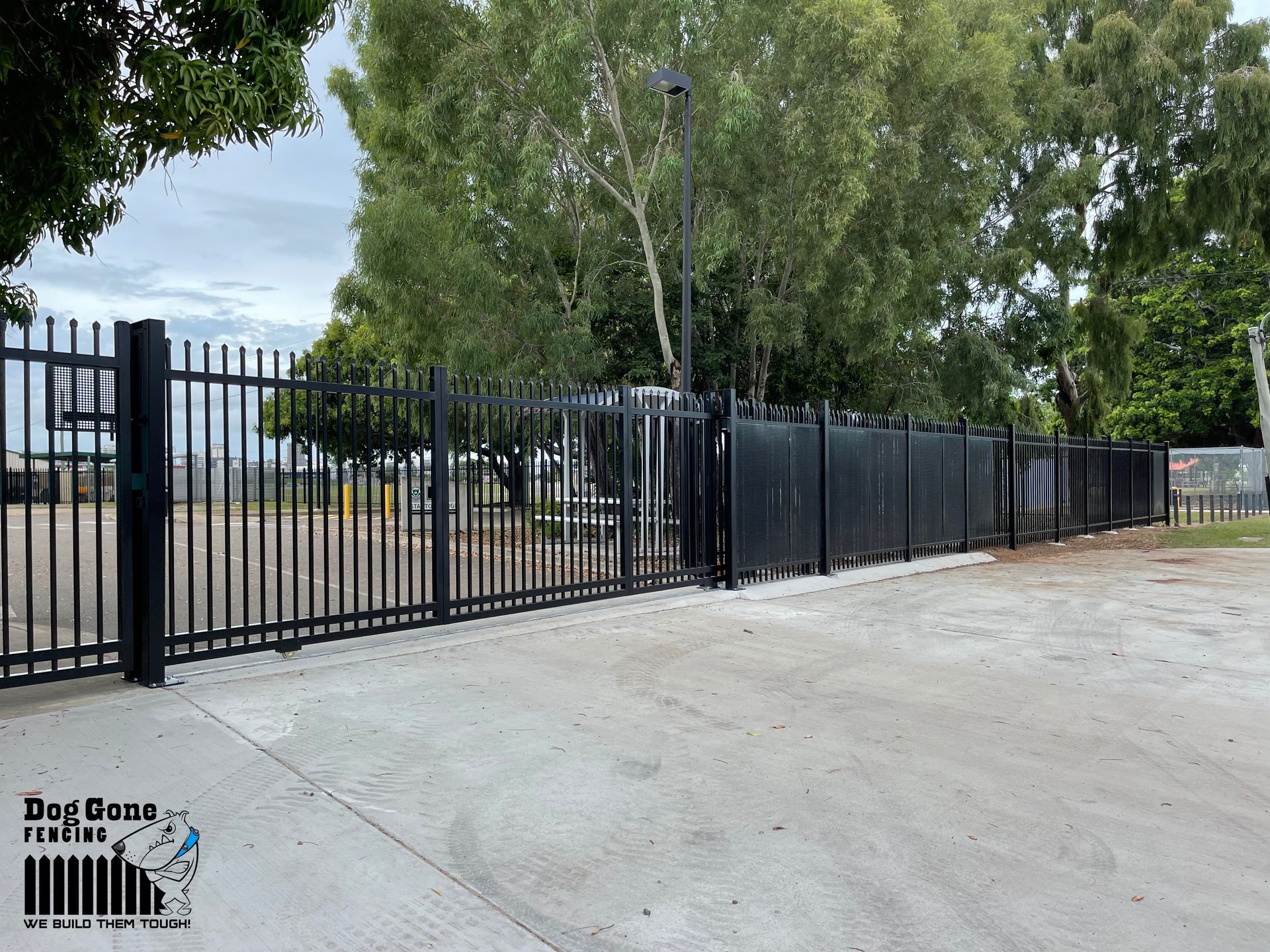 Crimped Spear Top Fencing  — Dog Gone Fencing in Paget, QLD