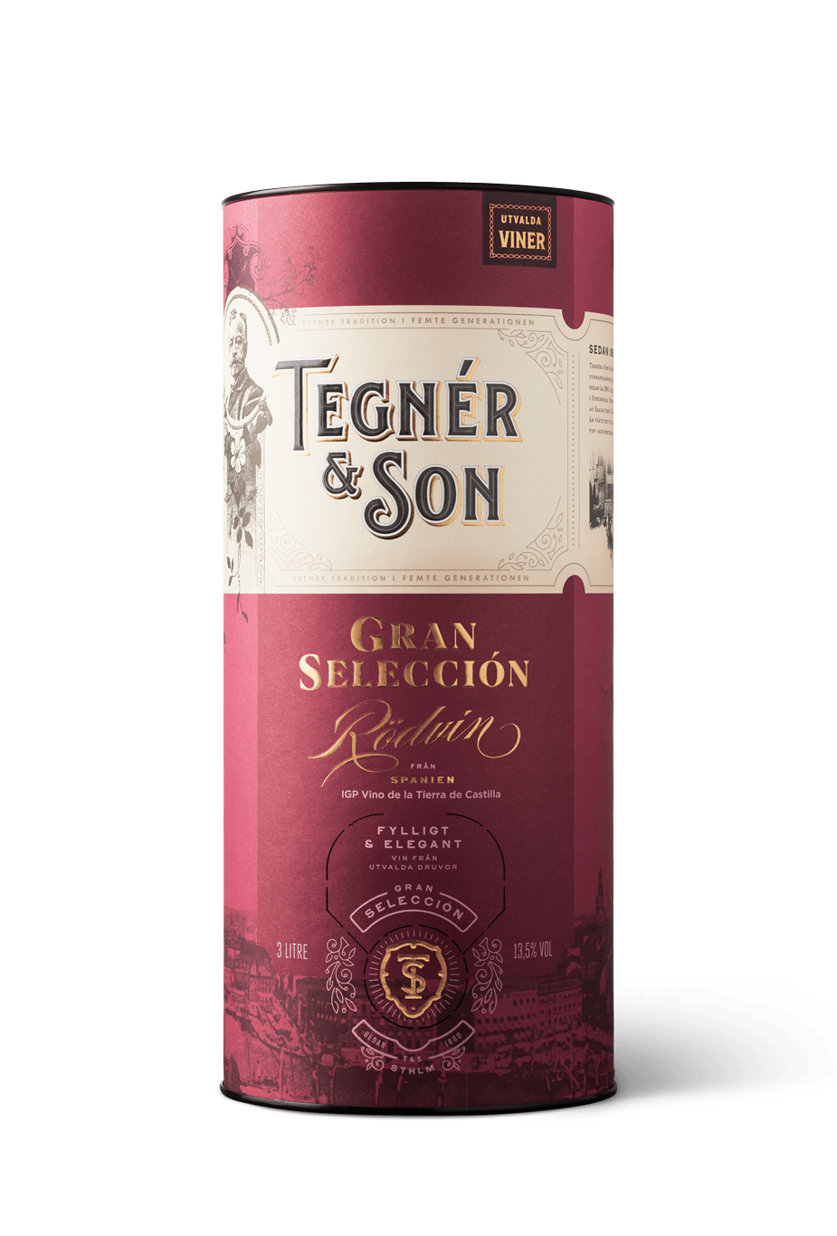 Tegnér & Son Gran Selección rött boxvin