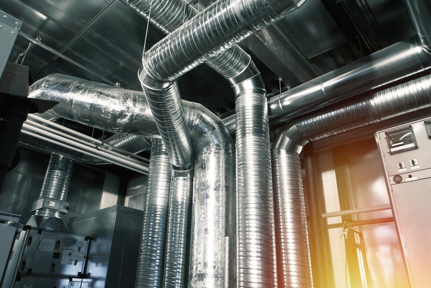 impianto industriale di raffreddamento