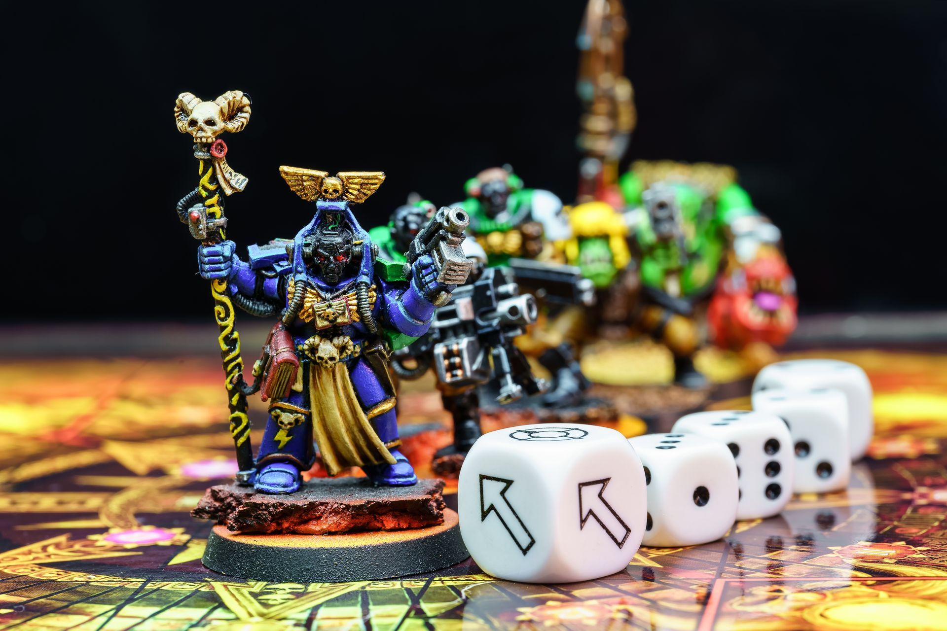 Miniature Figures With Dice on a Board — Central Western Communications in Emerald, QLD