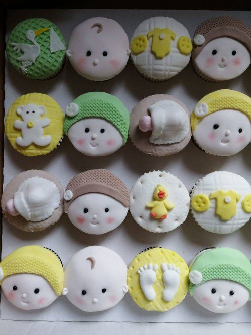 Willow Ashford Cakes  - baby shower cupcakes