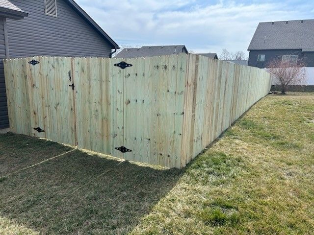 Treated Wood Privacy Fence Washington, MO — O’Fallon, MO — America’s Fence & Deck Company