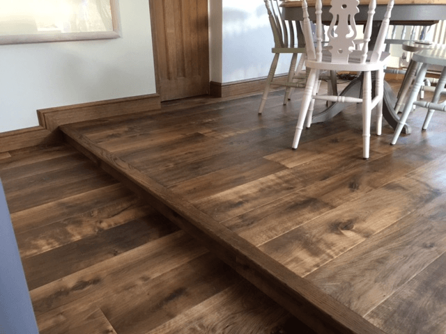 Lalegno Gevrey 928 oak flooring in a kitchen