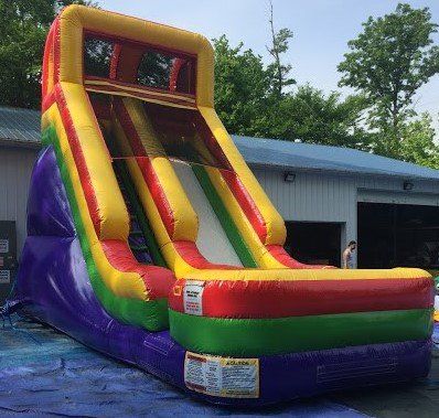 Party Rental — Side View of a 21ft Slide in Gahanna, OH