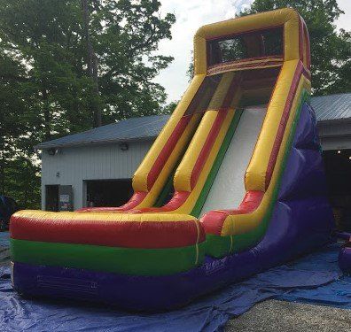 Inflatable Rentals — Side View of a 22ft Slide in Gahanna, OH