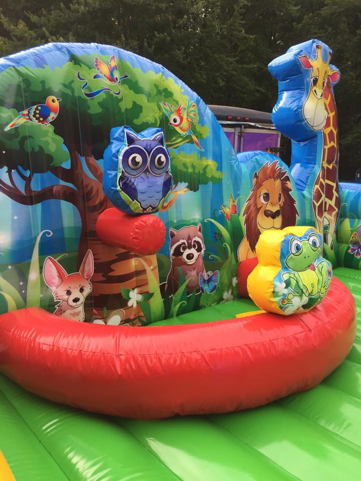 Combo Bouncer Rental — Different Animals in Animal Kingdom Bounces in Gahanna, OH