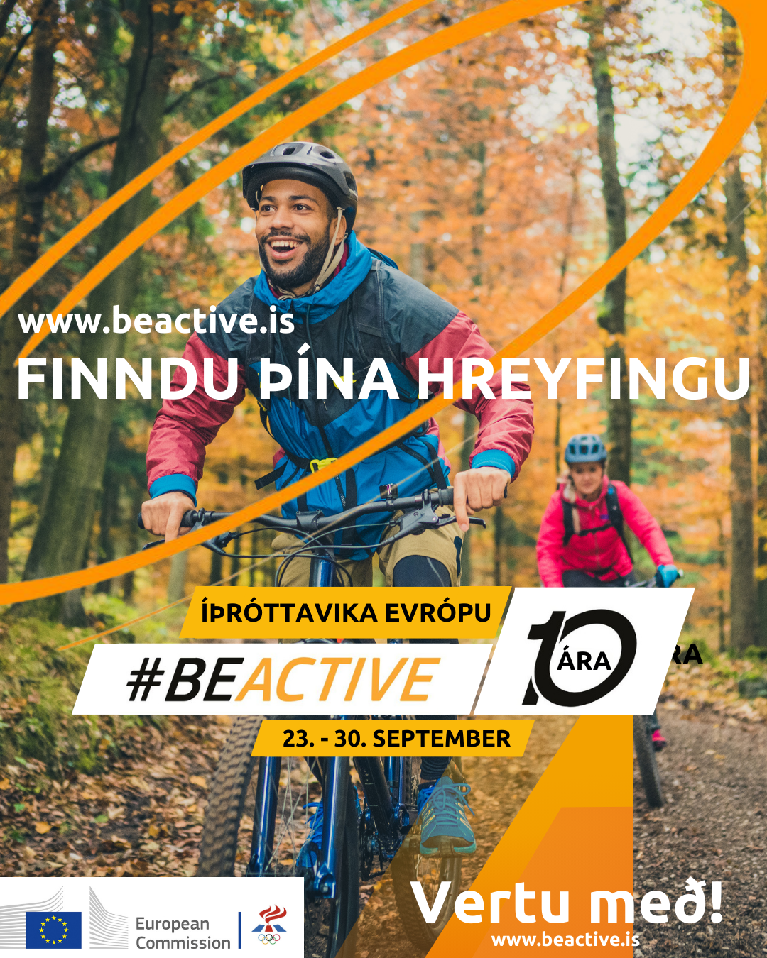 Íþróttavika Evrópu, eða European Week of Sport, #BeActive, er nú gengin í garð og í ár fagnar átakið