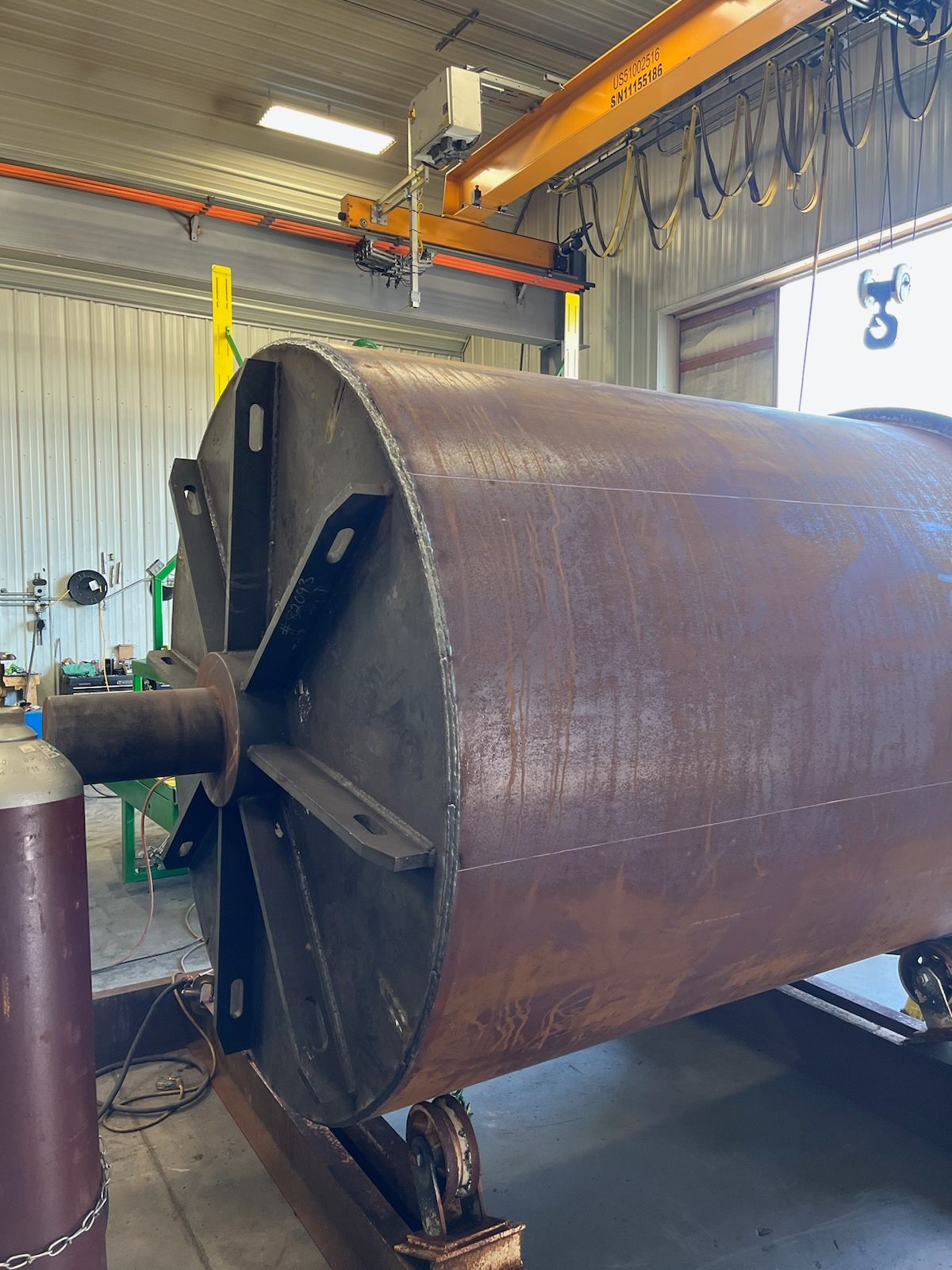 Steel Ball Mill in a Factory