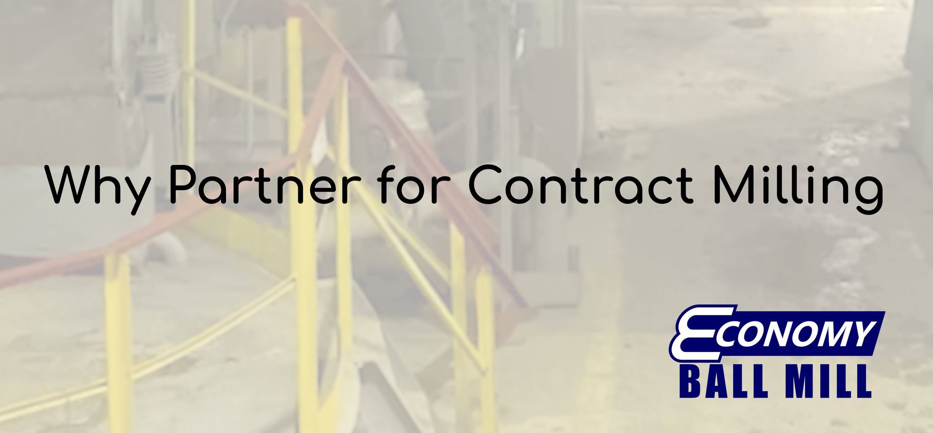 A close-up of a yellow security fence on a factory floor at Economy Ball Mill near Tollesboro, Kentucky (KY)