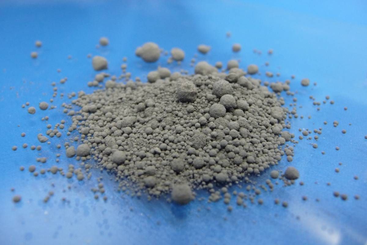 A sample of fly ash in different material sizes near Tollesboro, Kentucky (KY)