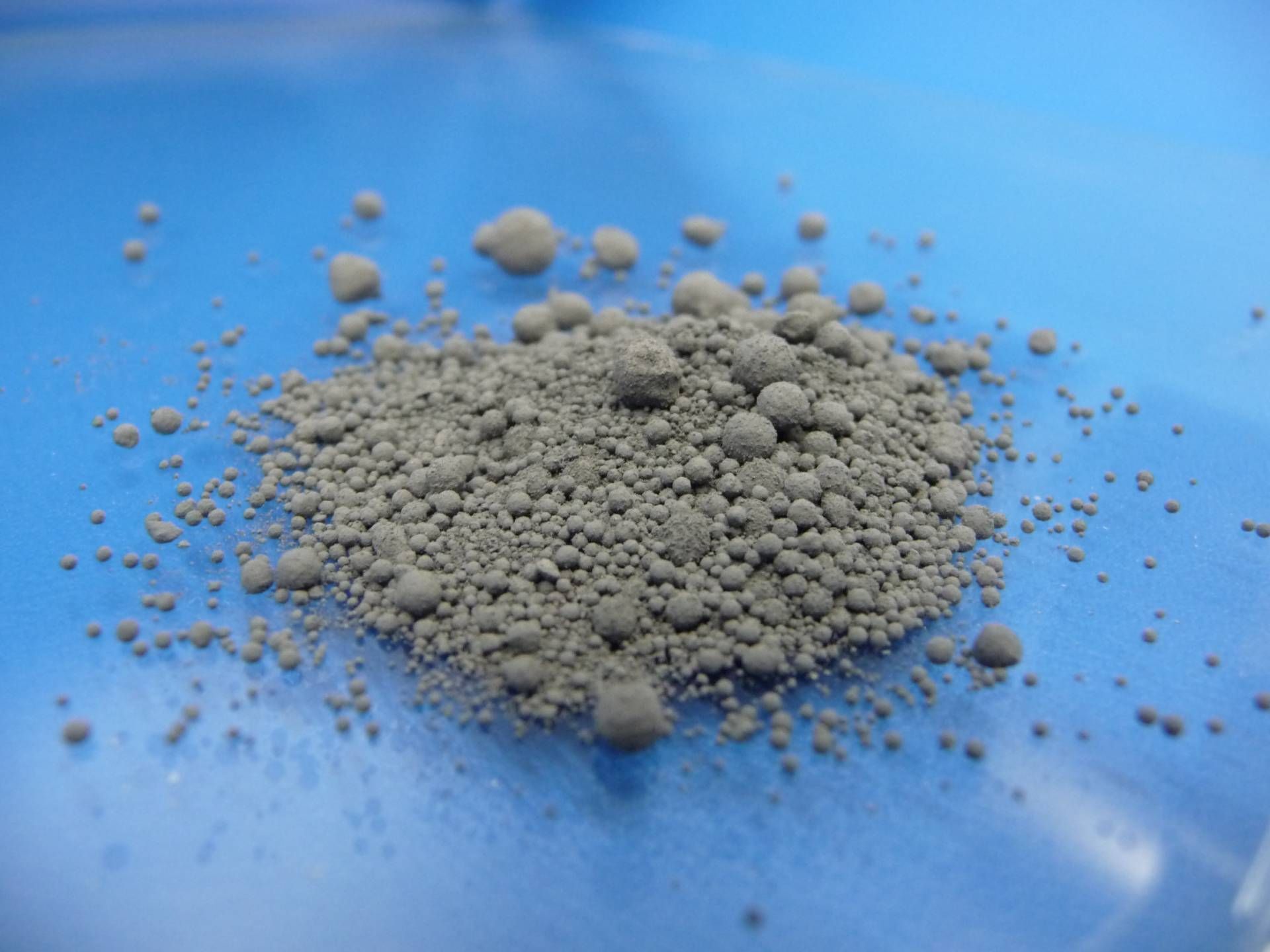 A sample of fly ash in different material sizes near Tollesboro, Kentucky (KY)