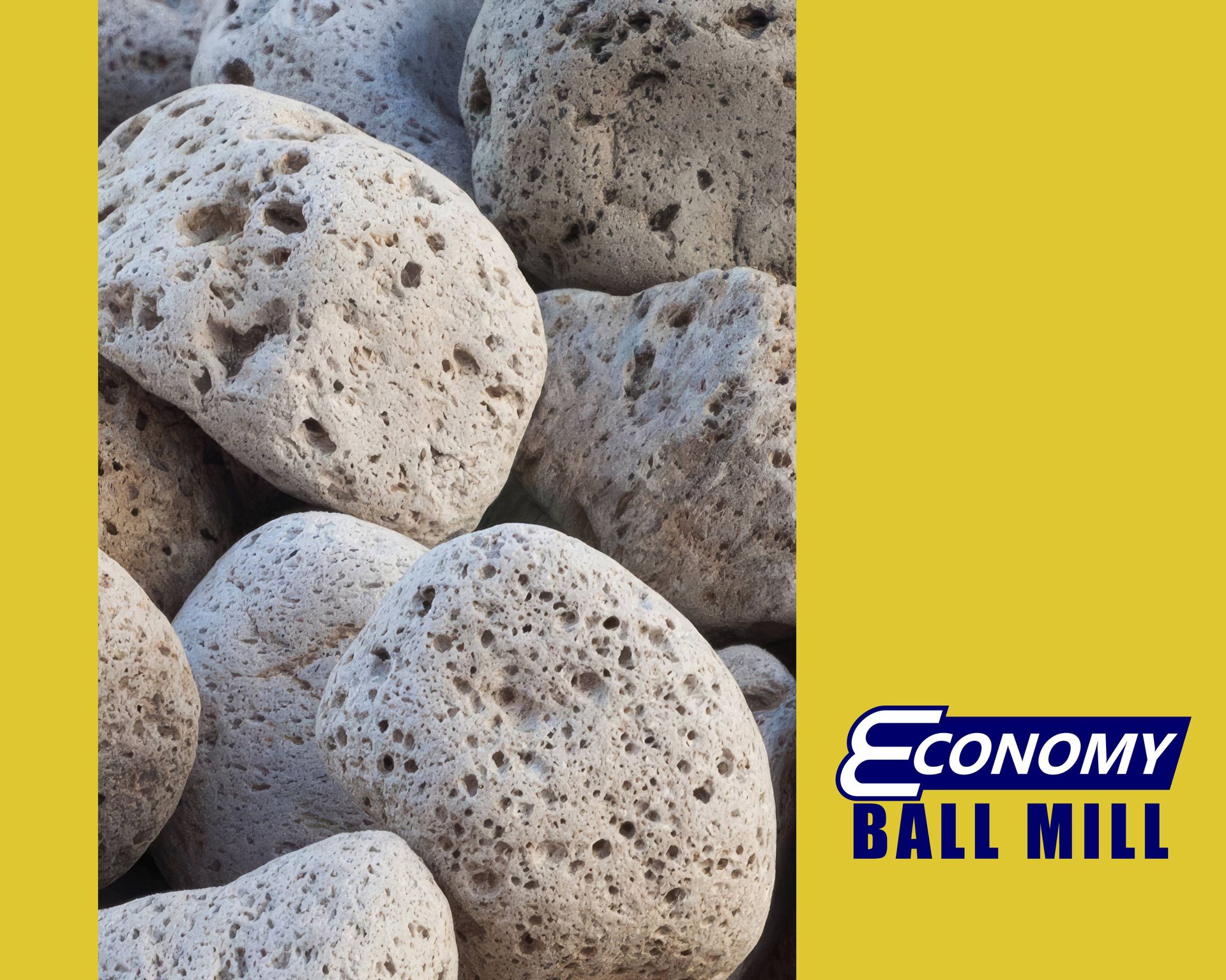 a close-up of pumice stone at Economy Ball Mill near Tollesboro, Kentucky (KY)