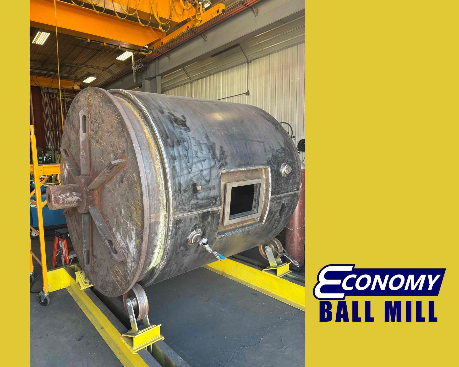 A custom ball mill in the manufacturing process near Tollesboro, Kentucky (KY)