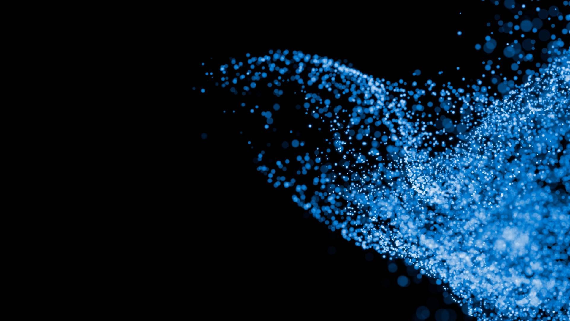 Abstract image of particles in fluid simulating wet grinding near Tollesboro, Kentucky (KY)