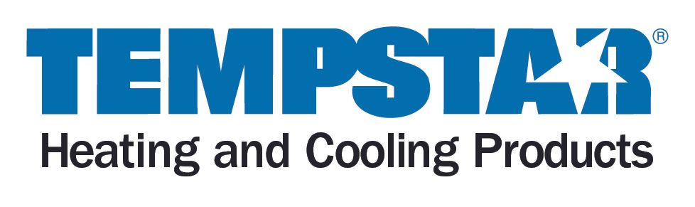 Tempstar logo with blue text and a star, 
