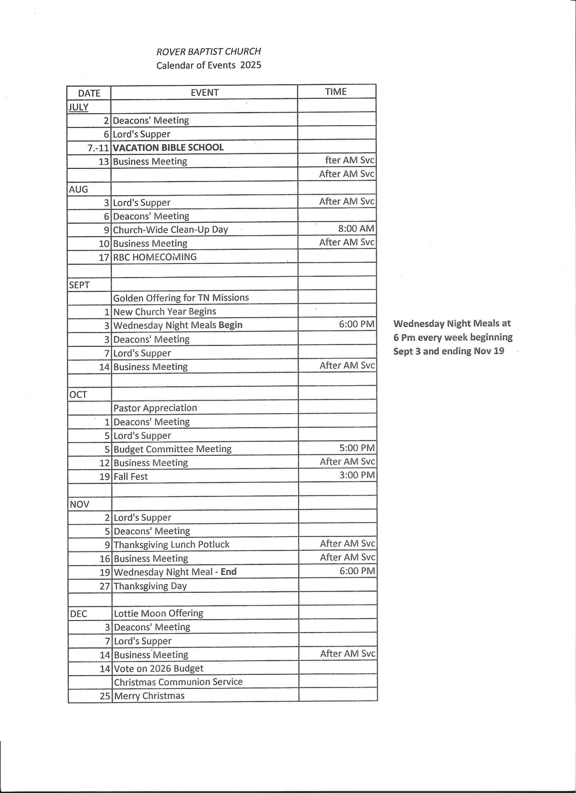 A table with financial data, including dates, descriptions, and amounts, likely a ledger or financial summary.