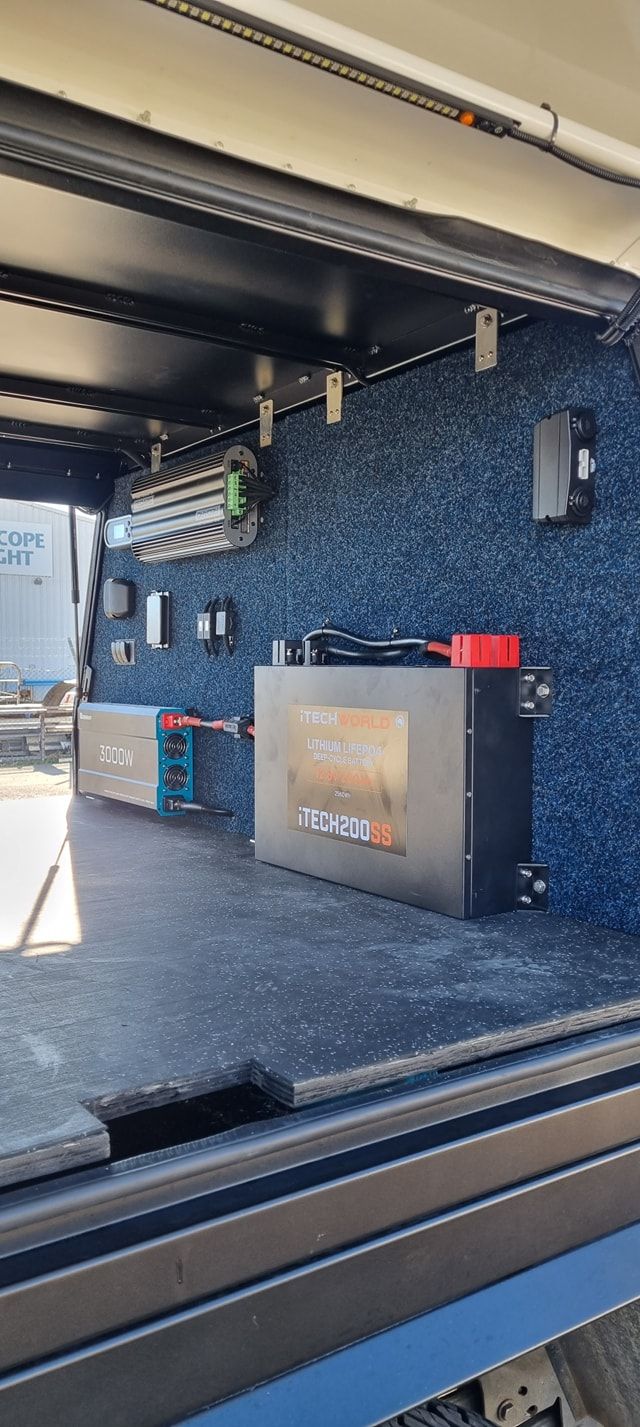 Interior of A Vehicle with A Black Surface and Equipment — Sparky's 4x4 Auto Electrical In Armidale, NSW