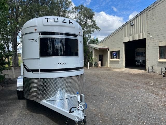 White Horse Float — Sparky's 4x4 Auto Electrical In Taminda, NSW