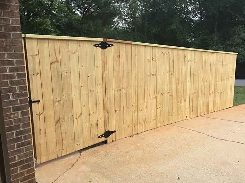 Wood Panel Fence — Hickory, NC — Fister Fence of Hickory LLC