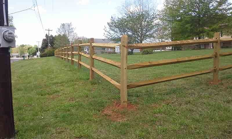 Cedar Split-rail Fence — Hickory, NC — Fister Fence of Hickory LLC