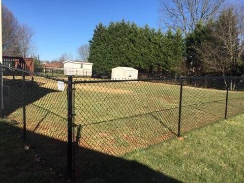 Black Chain Link — Hickory, NC — Fister Fence of Hickory LLC