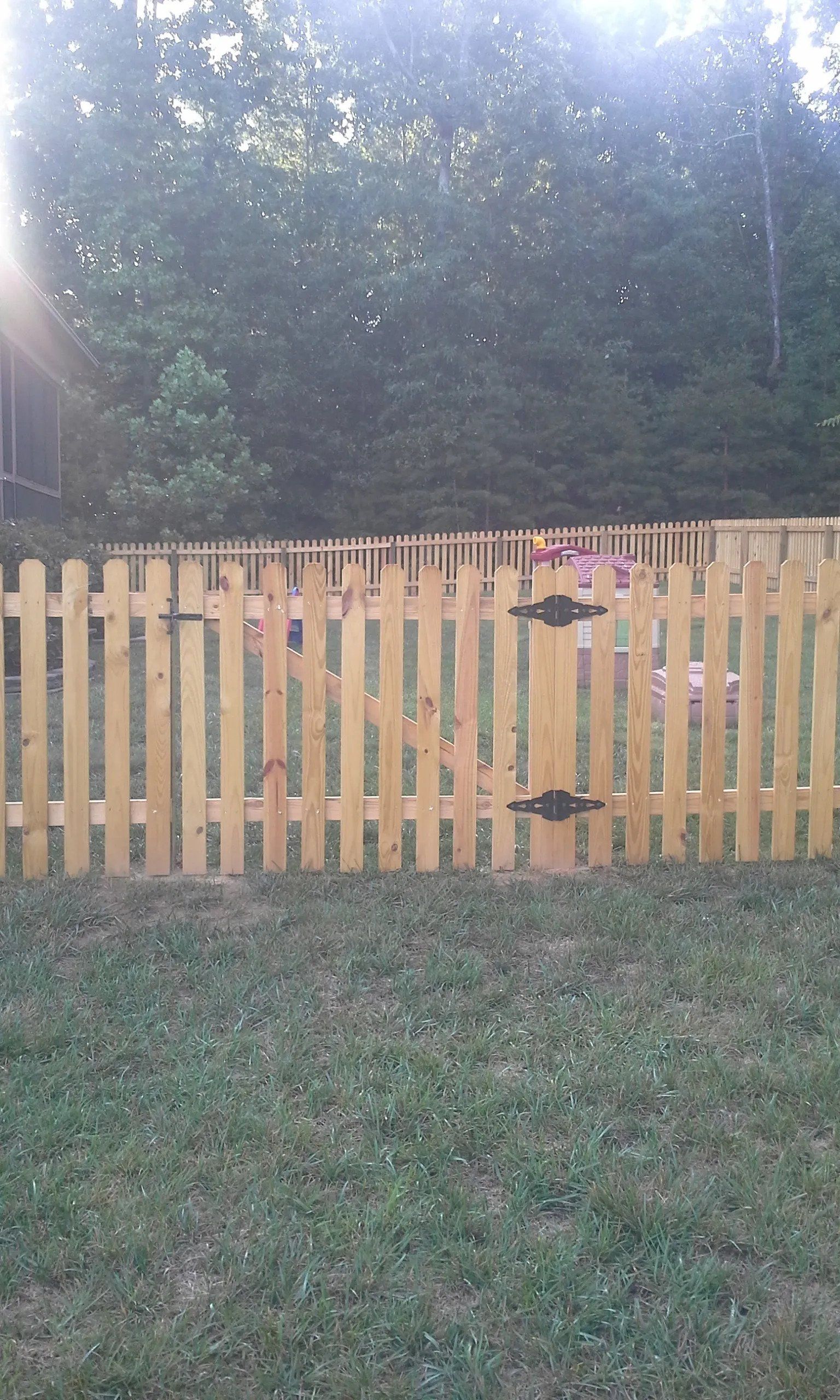 Wood Picket Fence — Hickory, NC — Fister Fence of Hickory LLC