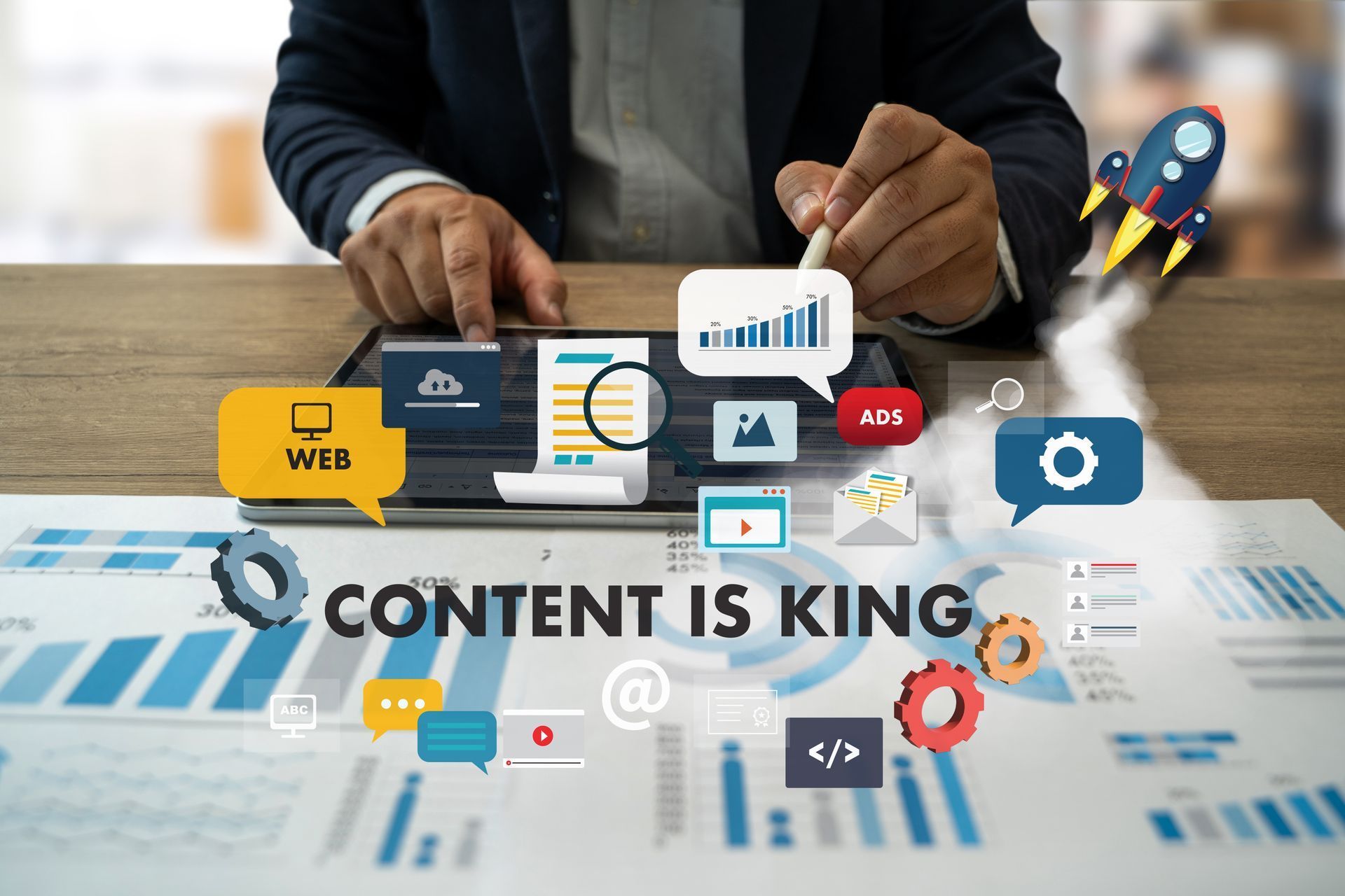 content marketing for contractors,content is king