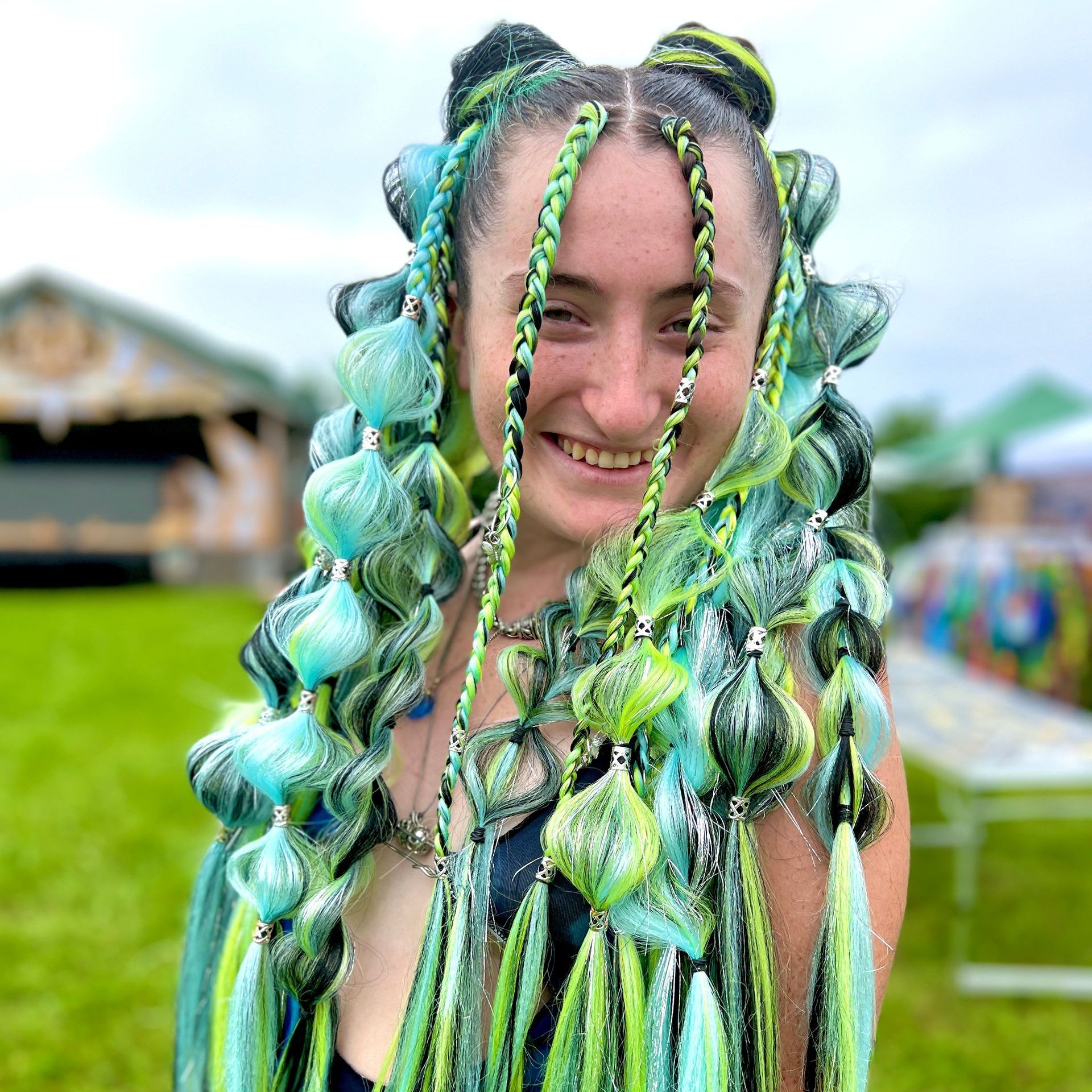 music festival hair