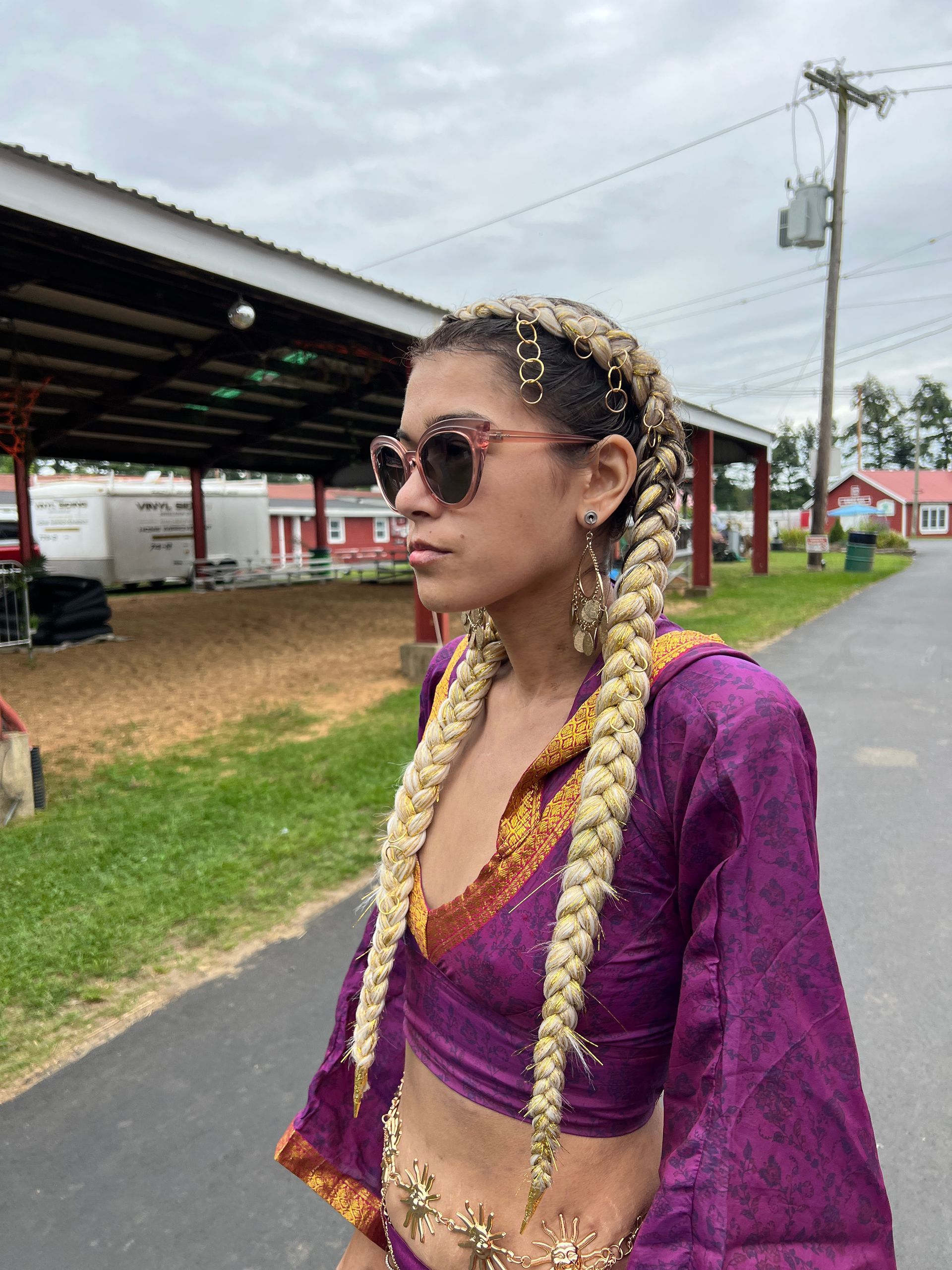 music festival hair