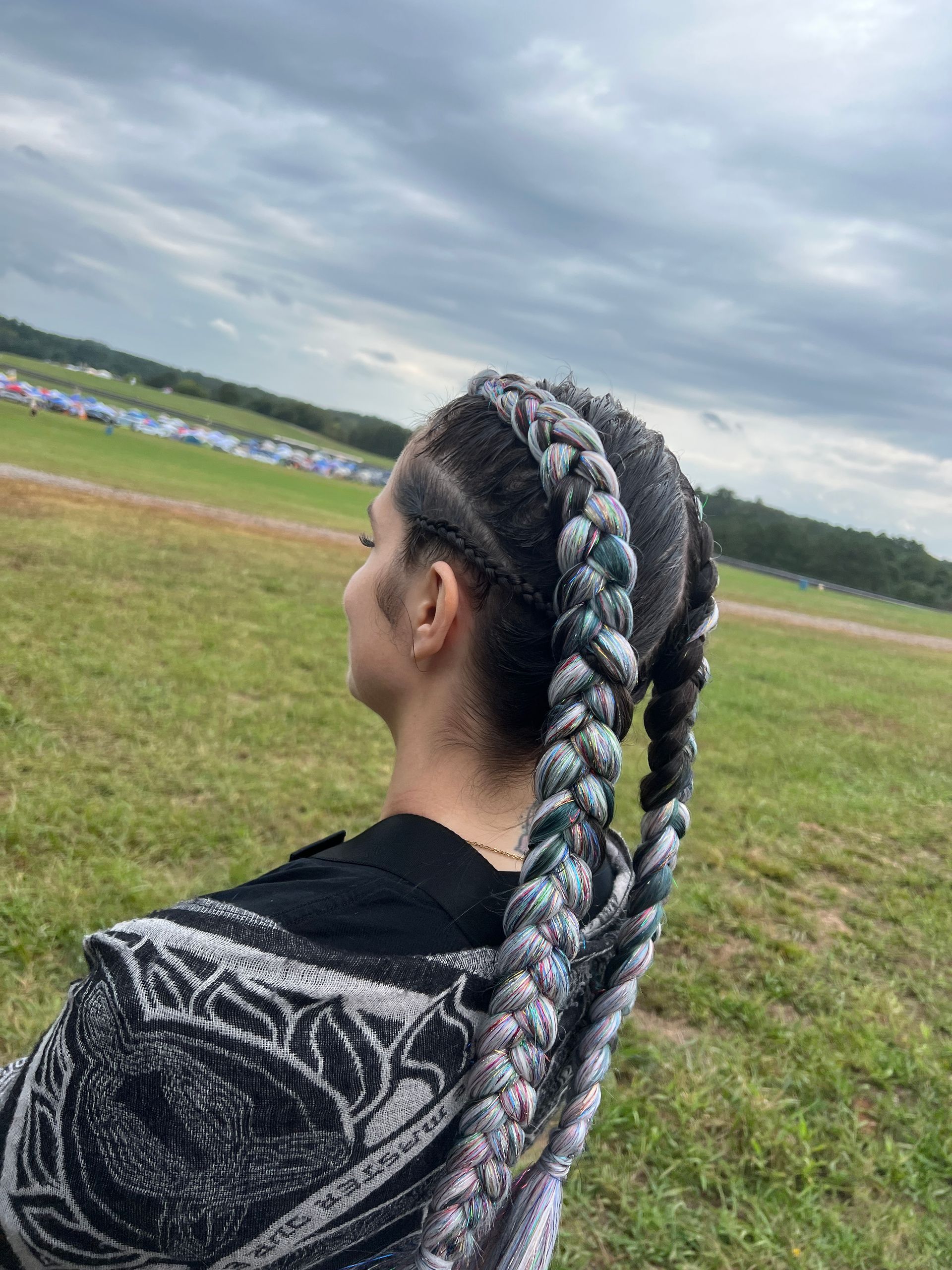 music festival hair