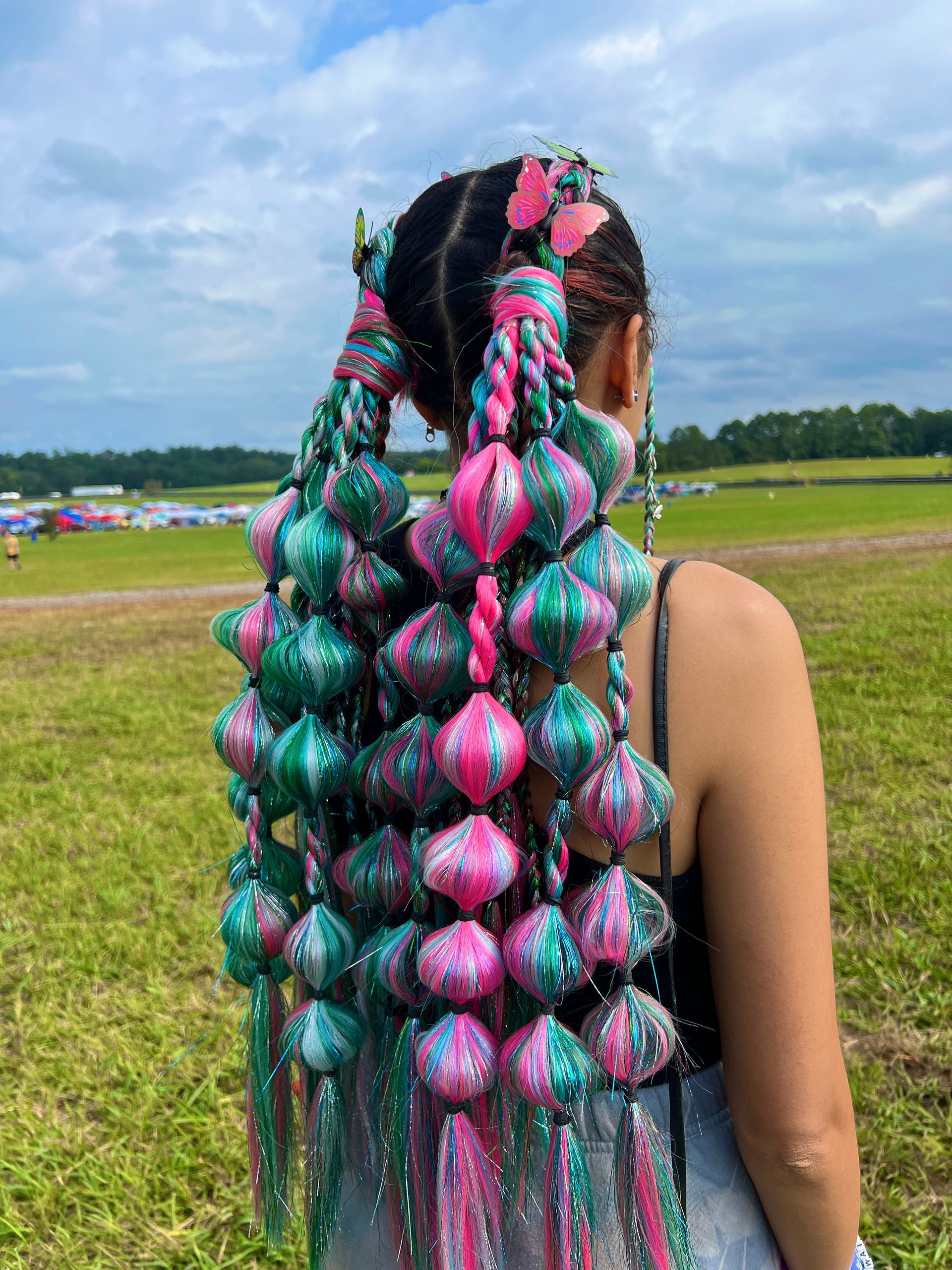 music festival hair