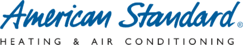The logo for american standard heating and air conditioning