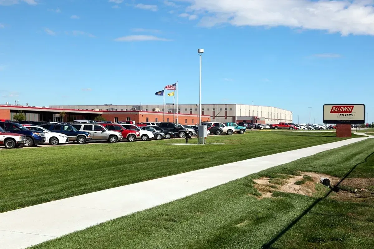 A photo of the Baldwin building