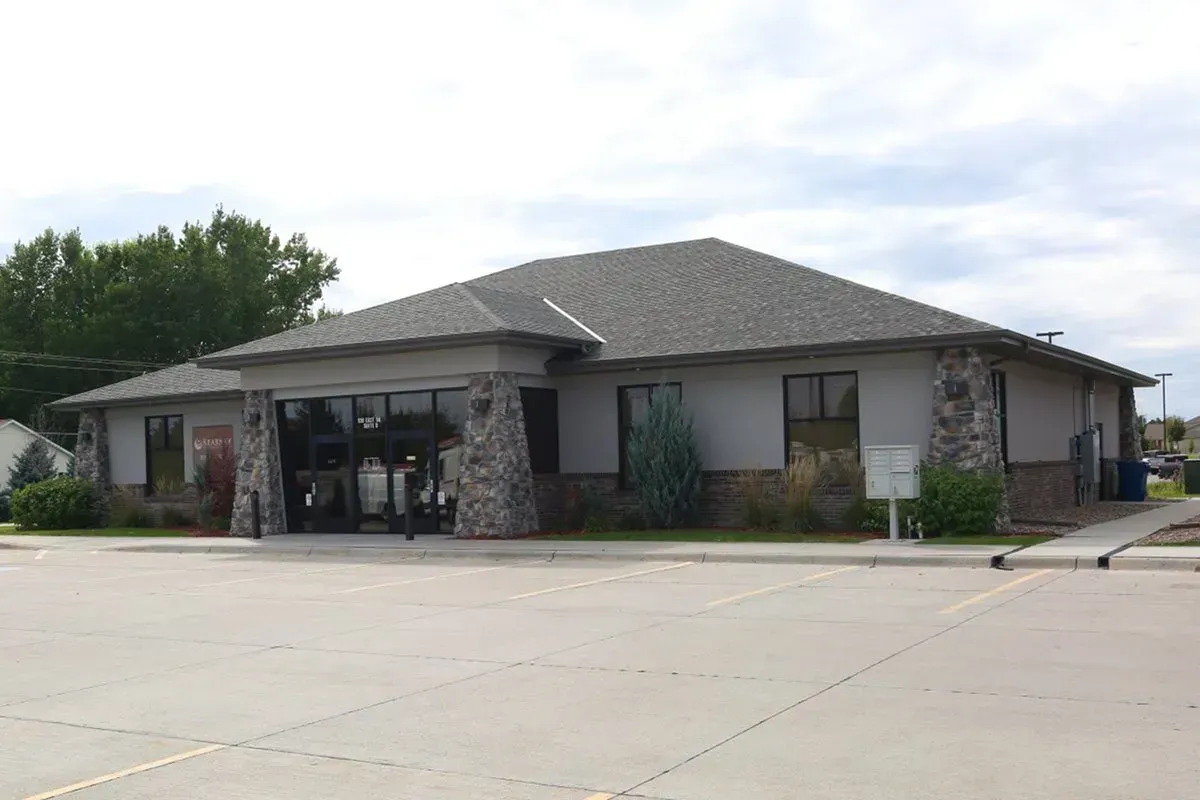 A photo of the cancer center