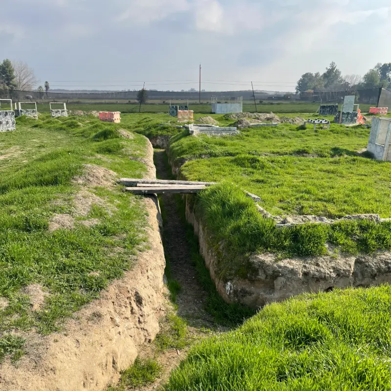 Trenches Paintball Course