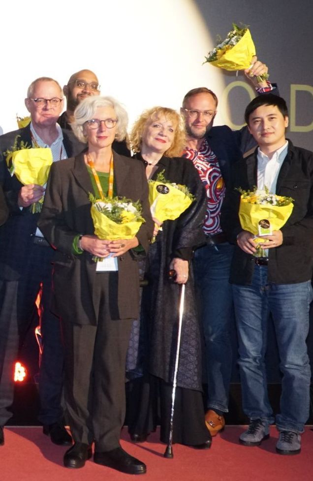Thom Palmen and other members of the jury at The Golden Tree International Documentary Festival 2019