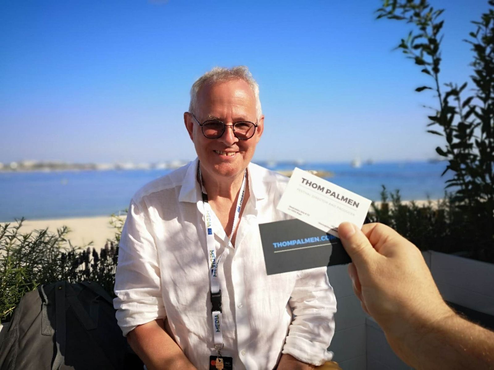 Thom Palmen at EU Pavilion Cannes Film Festival 2023