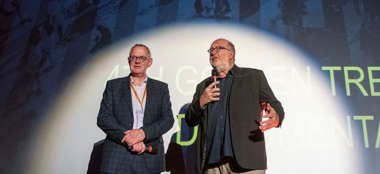 Thom Palmen and Pedro Barbadillo at The Golden Tree International Documentary Film Festival 2019