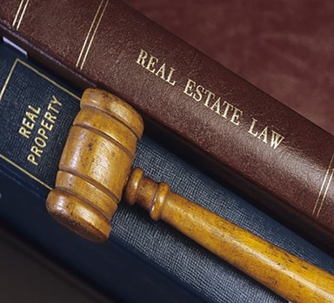 Real Estate Law — Real Estate Law Books and Gavel in San Diego, CA
