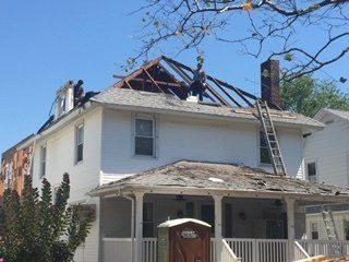 Residential Building Demolition — Roof Getting Demolished in Middletown, NJ