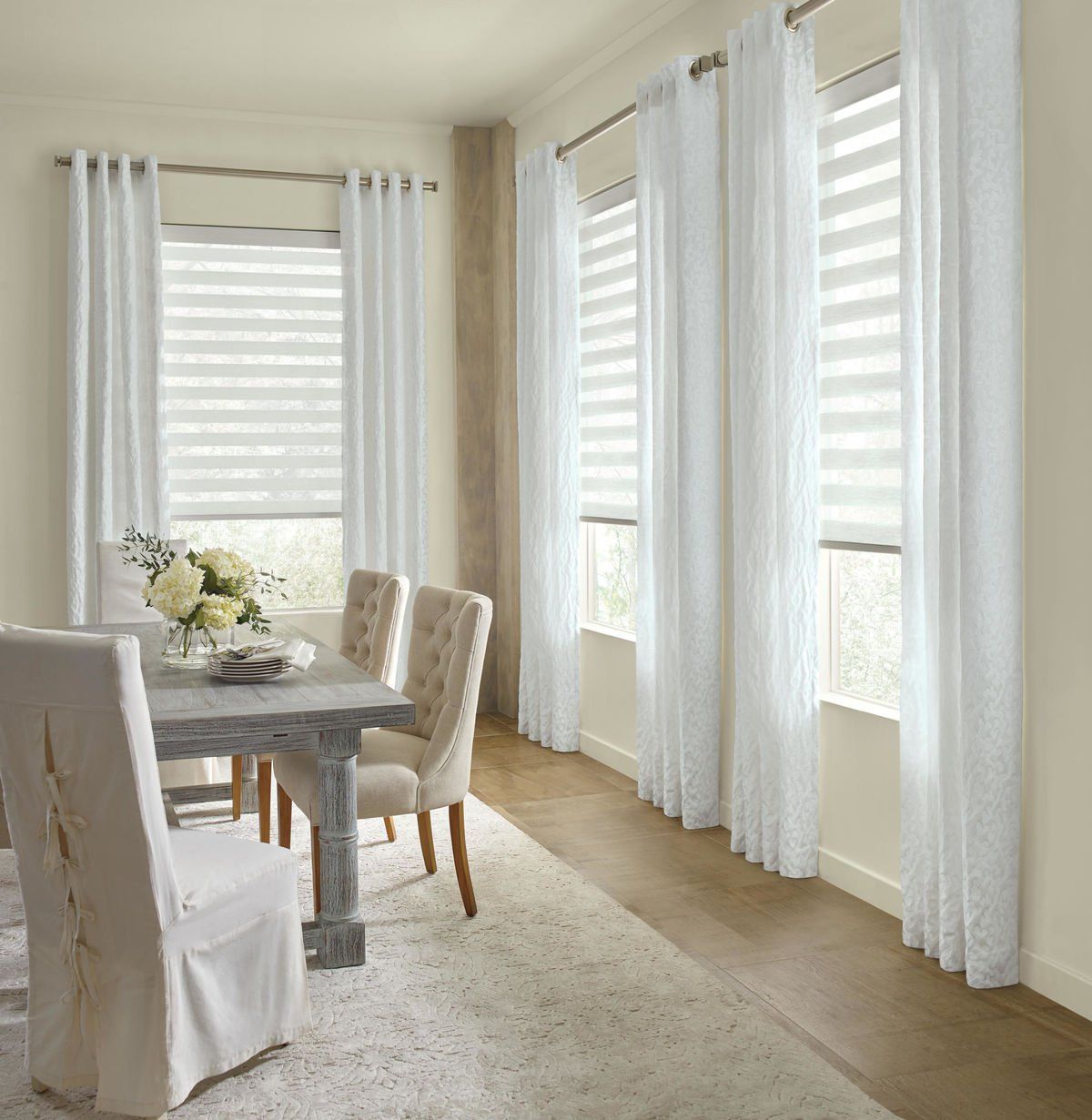 Hunter Douglas Designer Banded Shades, Sheers & Shadings at Blind Spot near Rocklin, California (CA)