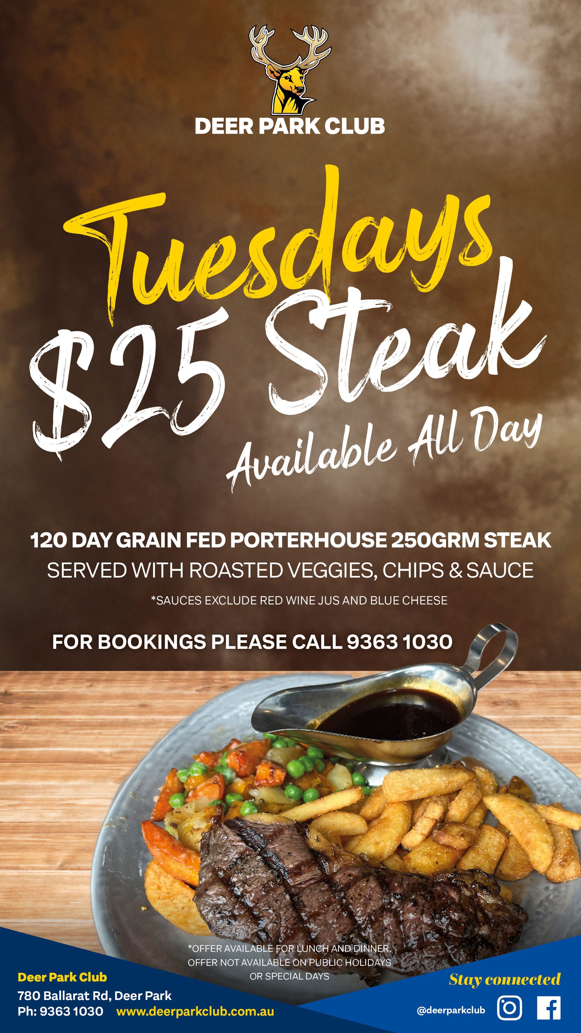 Weekly Food Offers! | DEER PARK CLUB | Deer Park