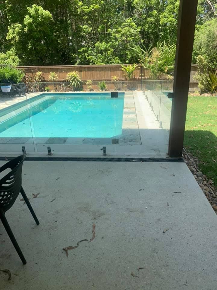 Home Swimming Pool With Glass Fence - Professional Glazier on Coomera, QLD