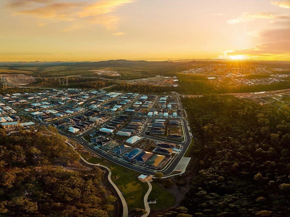 Aerial View Of Yarrabilba - Professional Glazier on Coomera, QLD