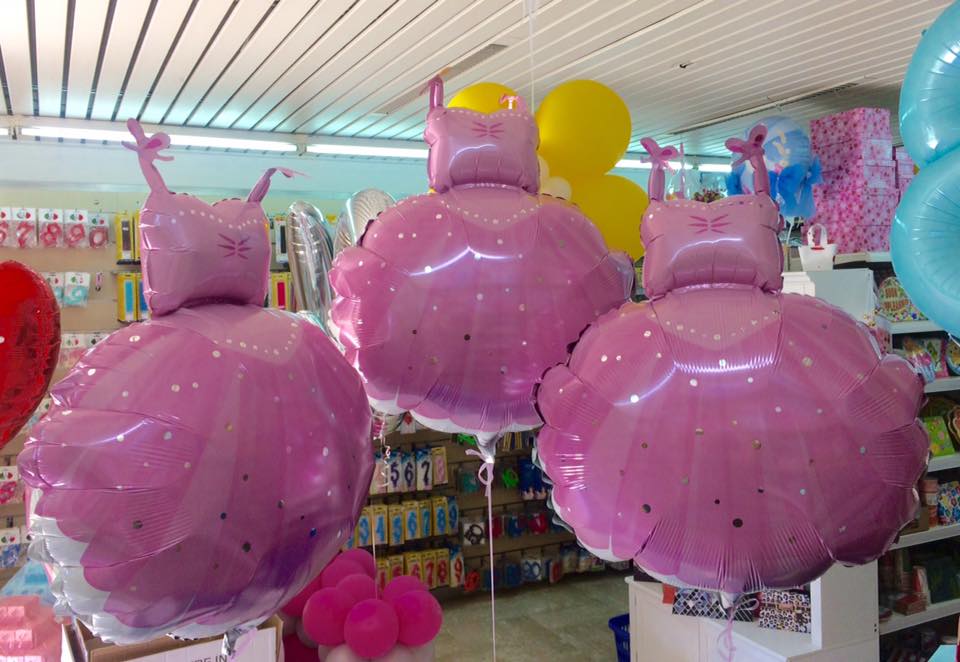 palloncini di compleanno rosa